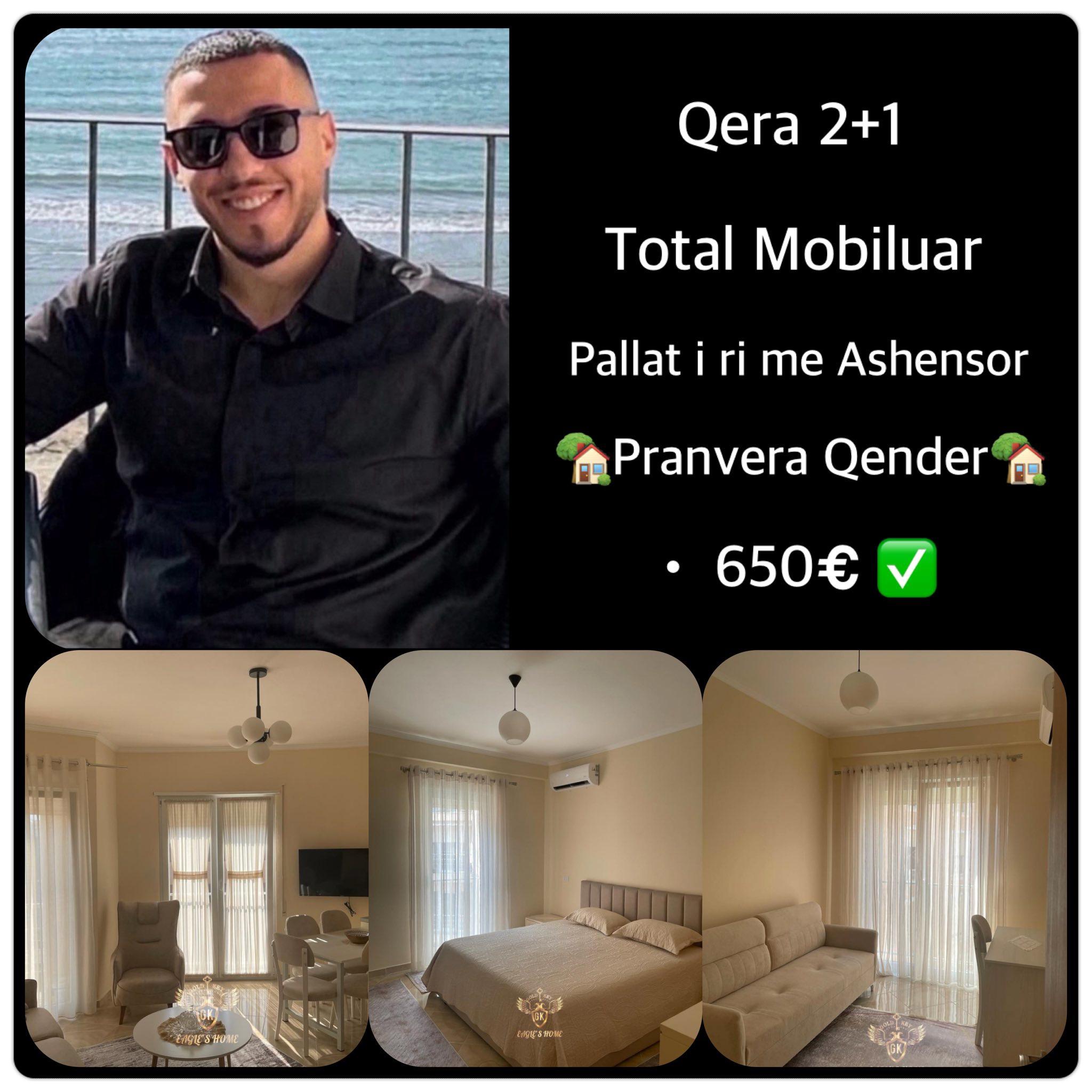 🏡 APARTAMENT ME QERA • 2+1 – Durrës