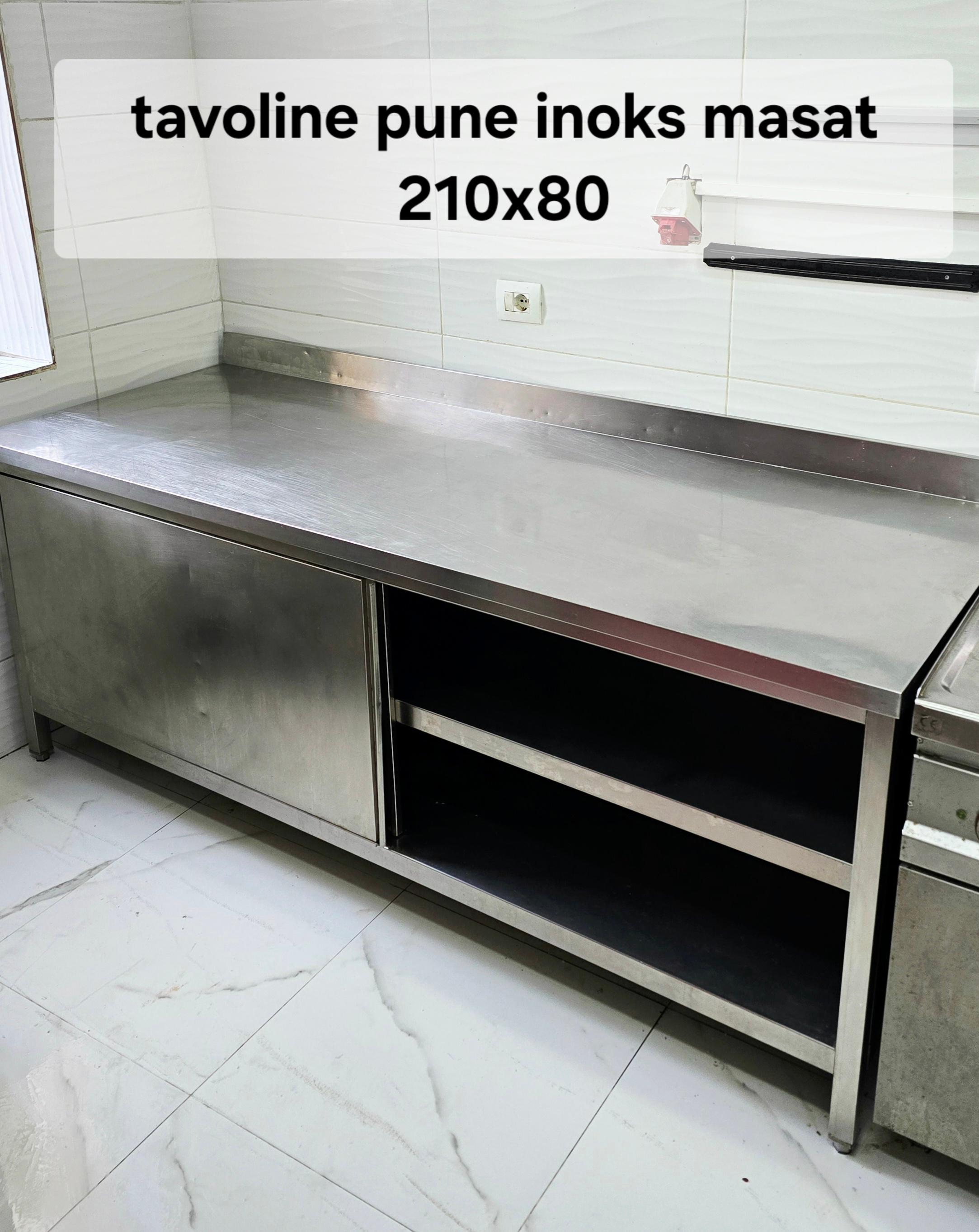👉TAVOLINE PUNE INOKSI ITALIANE MASAT 210X80!!! – Durrës
