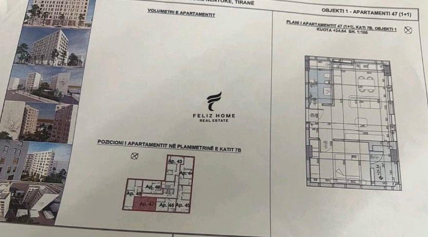 SHITET APARTAMENT 1+1 YZBERISHT 91.200 EURO – Tiranë - 1