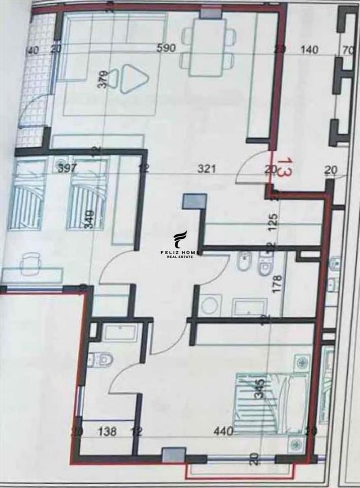 SHITET APARTAMENT,KAMEZ,80.200 EURO. – Tiranë