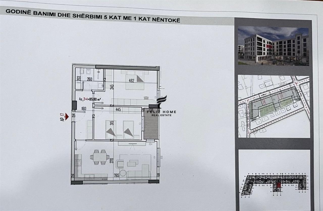 SHITET APARTAMENT 2+1 KAMEZ 76.000 EURO – Tiranë - 1