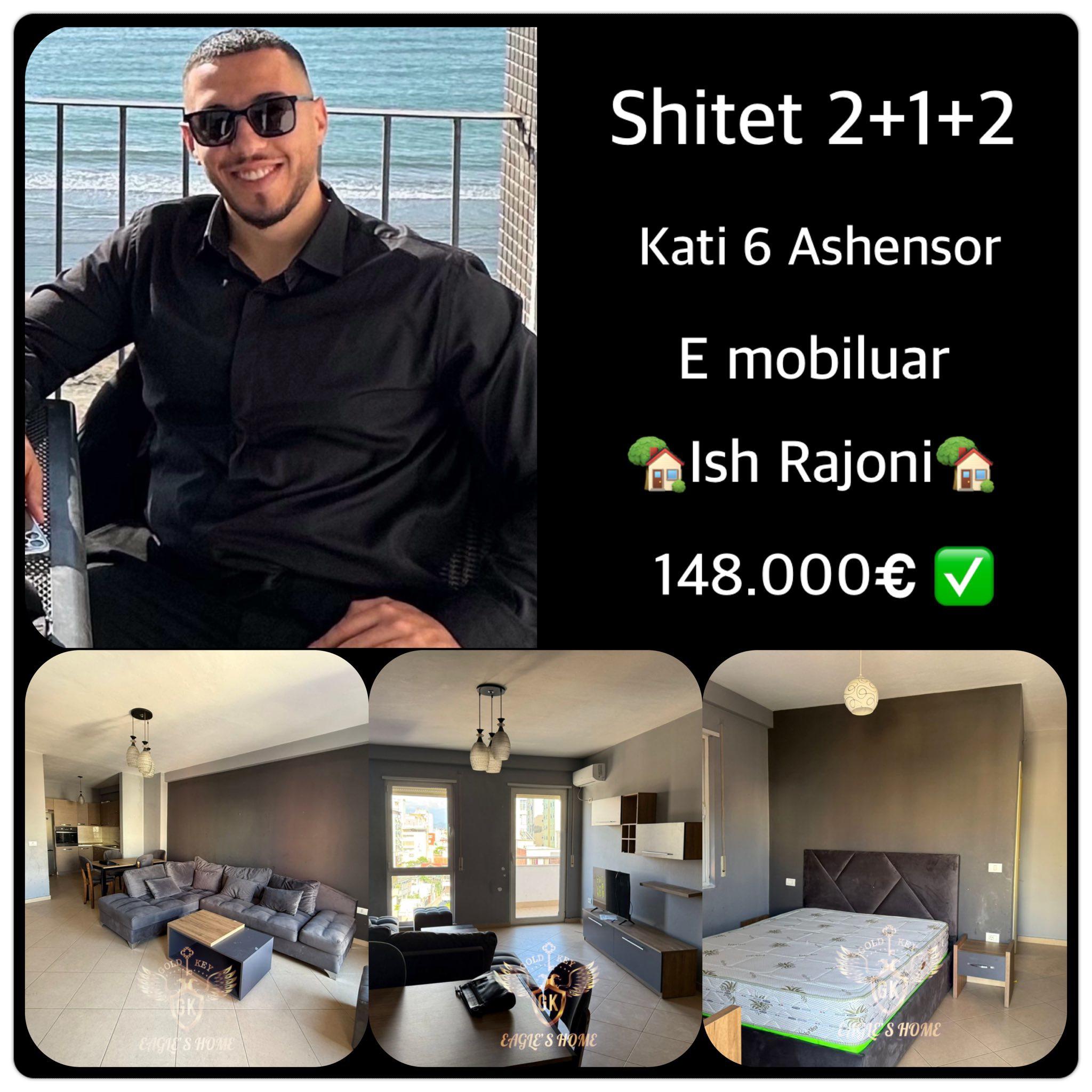 SHITET 2+1+2 me Ballkon 📍Ish Rajoni Lagja 6 • 148.000€ – Durrës