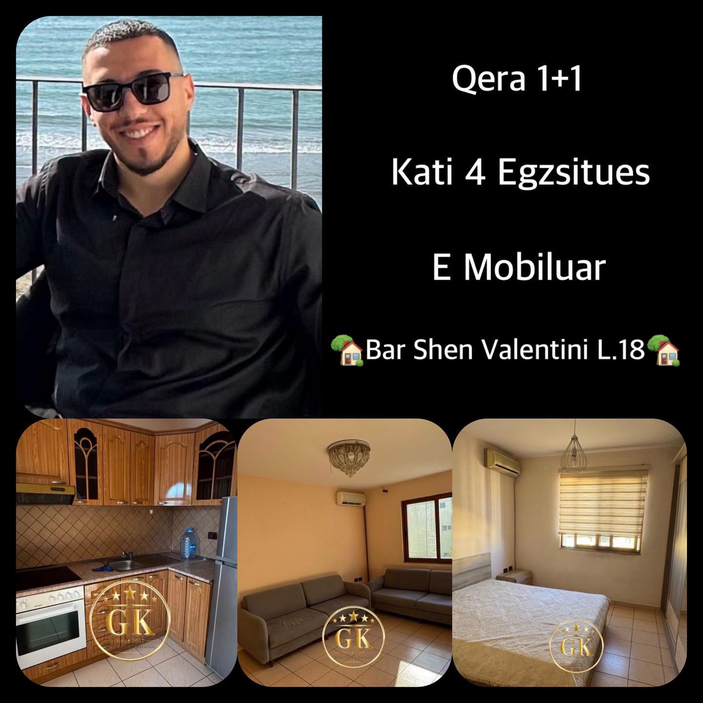 🏡 APARTAMENT ME QERA • 1+1 📍Stadiumi, prane bar Shen vale – Durrës
