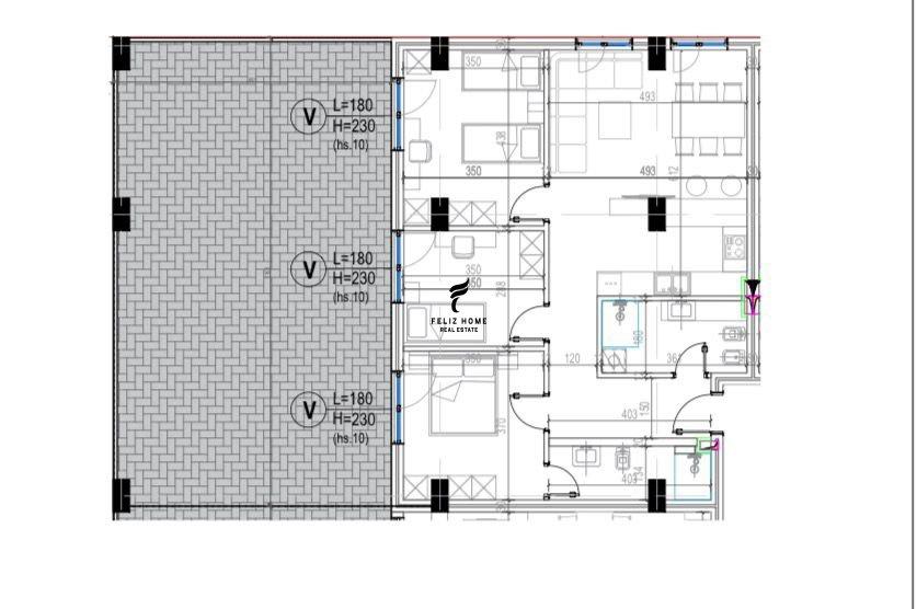SHITET APARTAMENT 3+1+2 KODRA E DIELLIT 2 276.800 EURO FH-79 – Tiranë