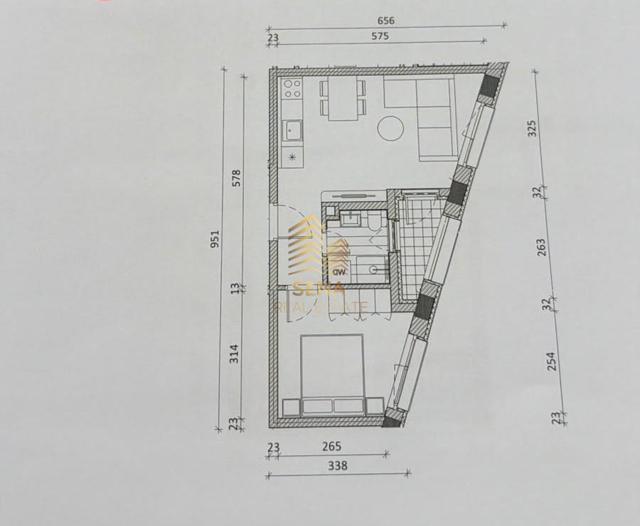 Shitet, Okazion Apartament 1+1+Blk,Rezidenca Kadiu 78.000E – Tiranë