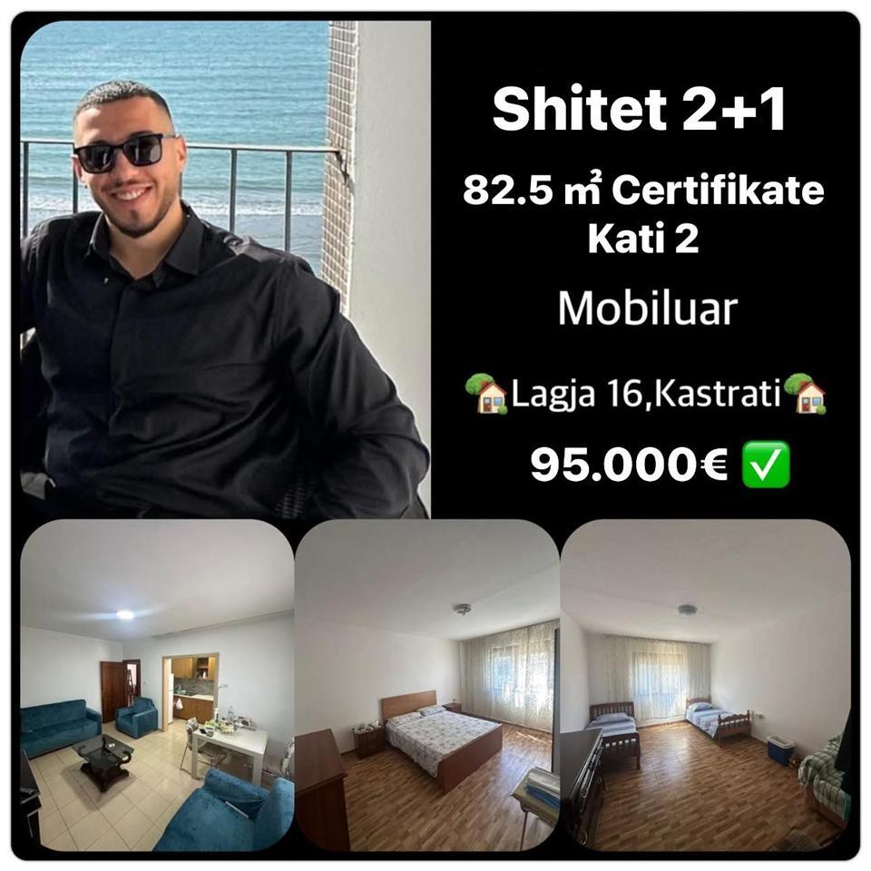 Shitet Apartament 2+1 📍Lagja 16 • 95.000€ ✅ 📲+355 069 20 – Durrës