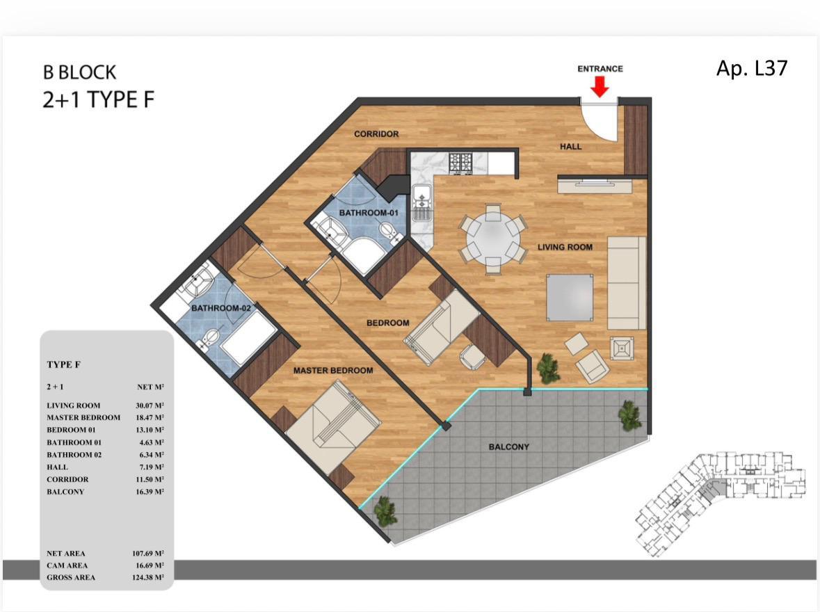 SHITET APARTAMENT 2+1 LIQENI THATE 249.000 EURO – Tiranë
