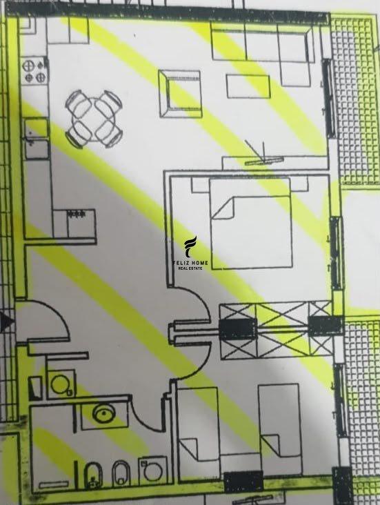 SHITET APARTAMENT 2+1 BRRYLI 185.000 EURO FH-88564 – Tiranë