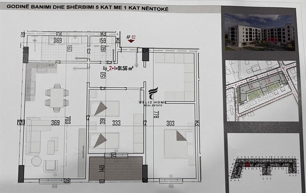 SHITET APARTAMENT 2+1 KAMEZ 81.000 EURO – Tiranë - 1