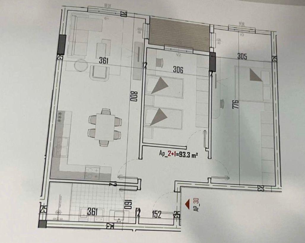 SHITET APARTAMENT 2+1 KAMEZ 8.800.000 LEKE – Tiranë