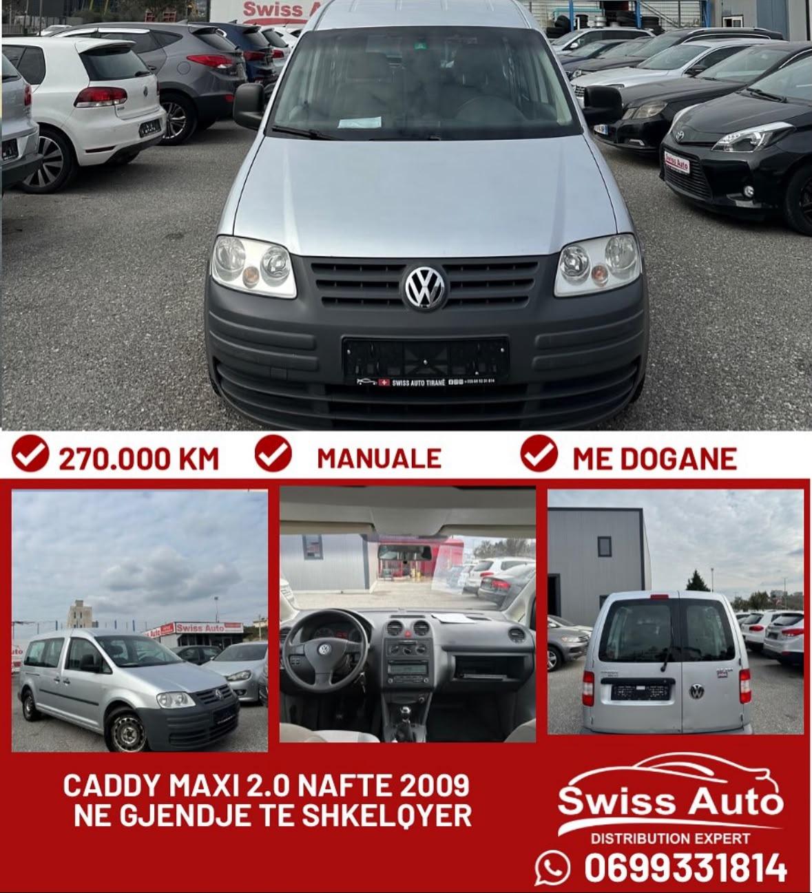 VW Caddy Maxi 2009 1.9 Nafte Kambio Manuale – Tiranë