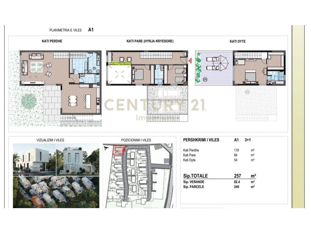 Vile ne shitje, prane Terfili Residence, liqeni i Farkes – Tiranë - 1