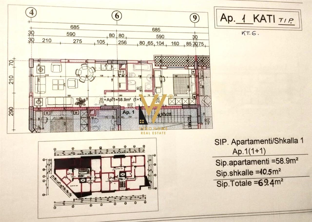 SHITET APARTAMENT 1+1 NE KAMEZ 59.000 EURO – Tiranë