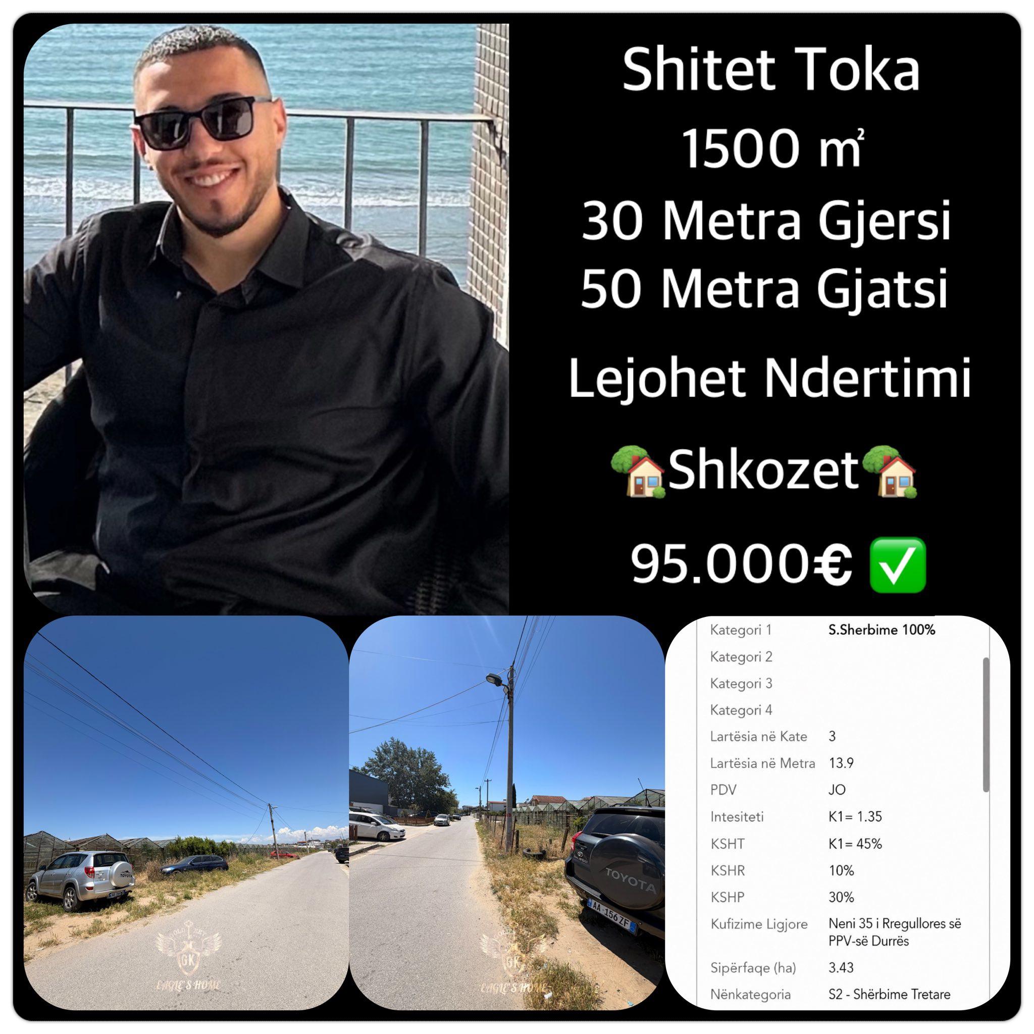 ID 20769606 SHITET 1500M TOK ARE SHKOZET DURRES – Durrës - 1
