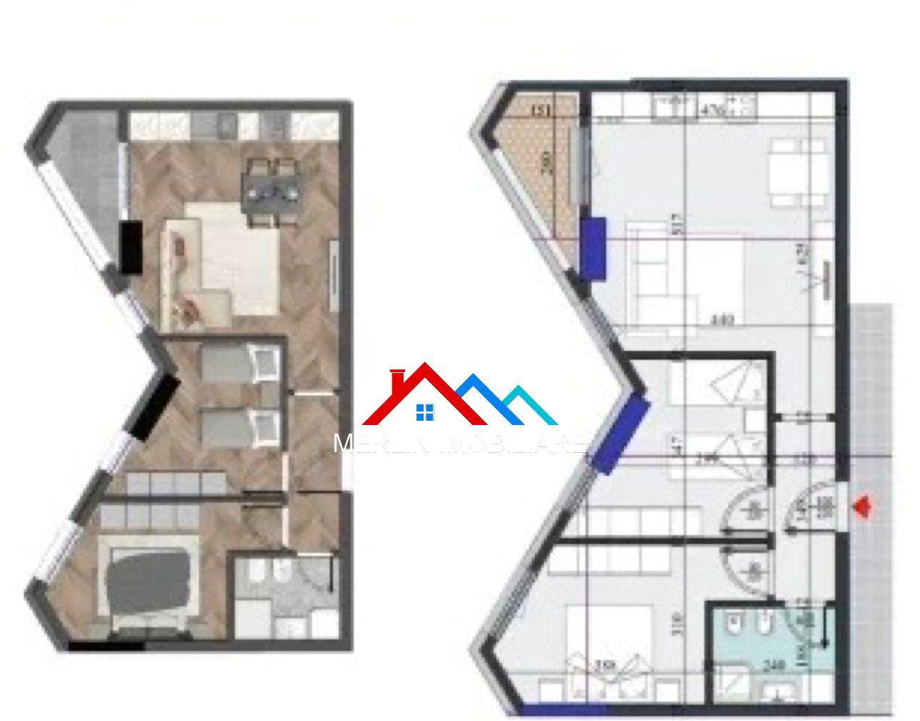 SHITET APARTAMENT 2+1 NE LAPRAKE, RRUGA DRITAN HOXHA. – Tiranë