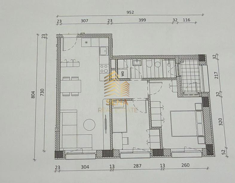 Shitet, Okazion Apartament 2+1+Blk,Rezidenca Kadiu 109.000 E – Tiranë