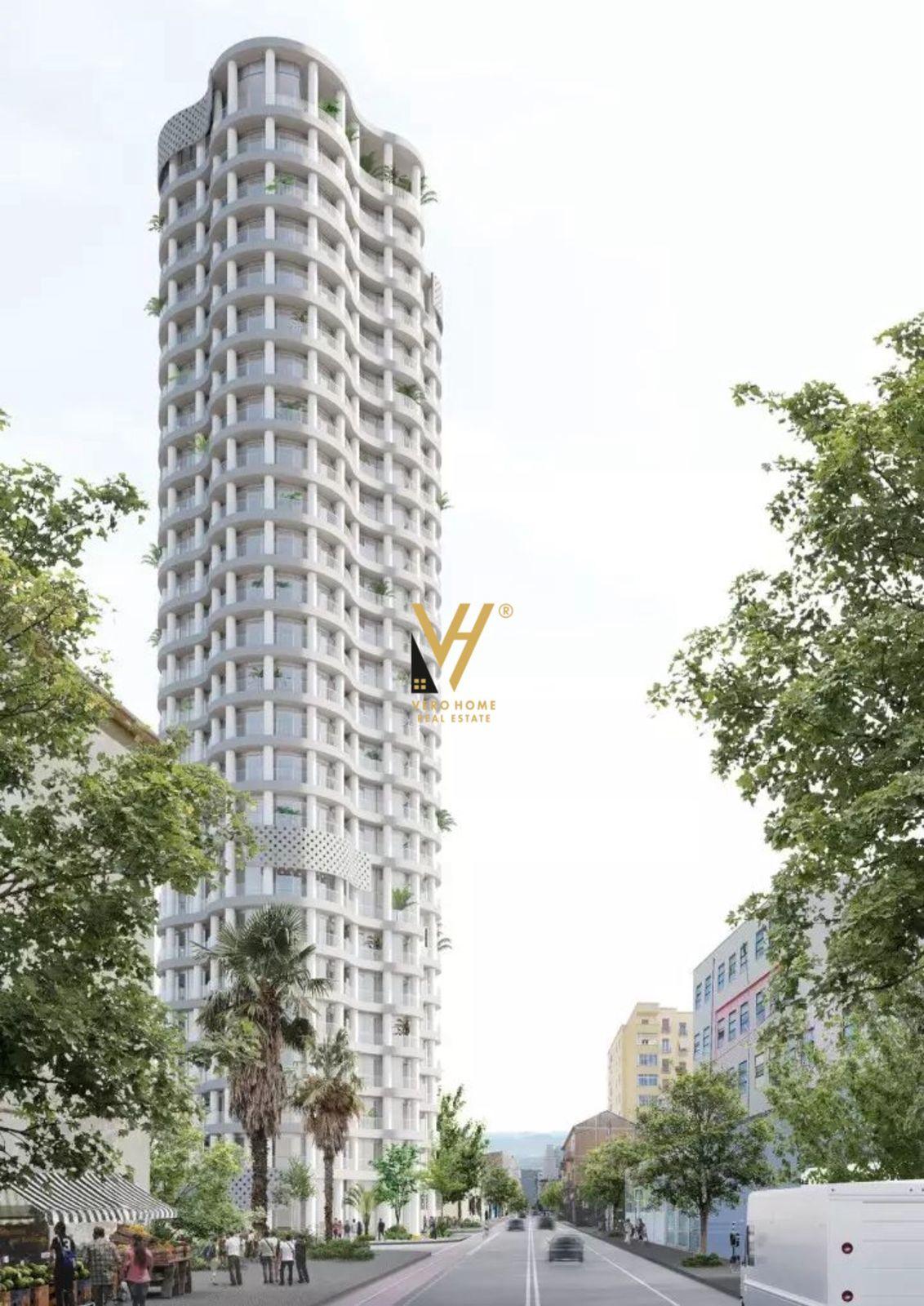 SHITET APARTAMENT 1+1+BLK TE REZ.FLOWER TOWER 26.000.000 LEK – Tiranë