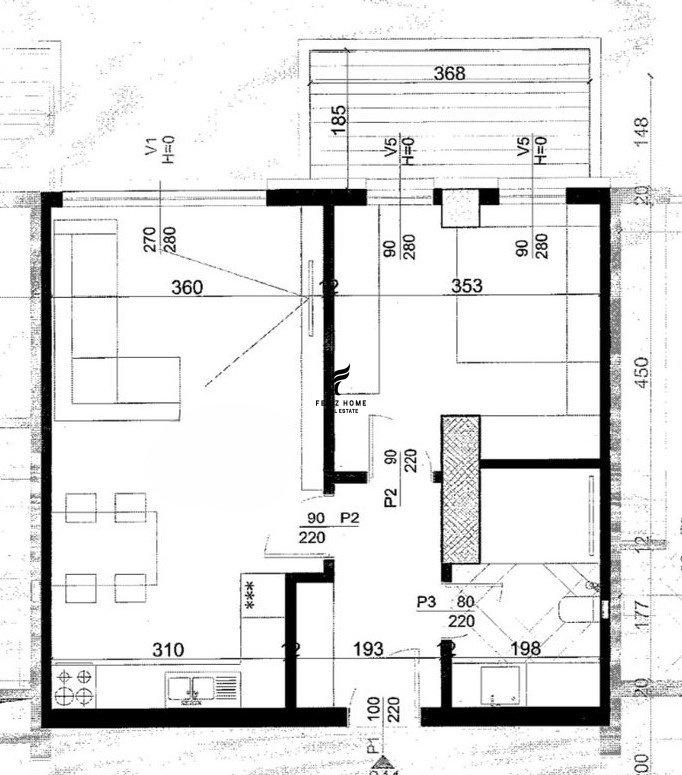 SHITET APARTAMENT 1+1 ZOGU I ZI 216.500 EURO FH-79639 – Tiranë - 1