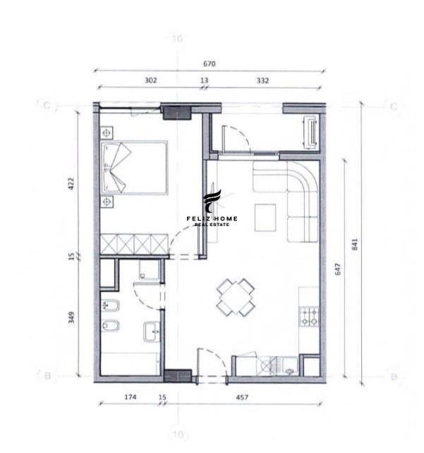 SHITET APARTAMENT 1+1 ALI DEMI 96.900 EURO – Tiranë