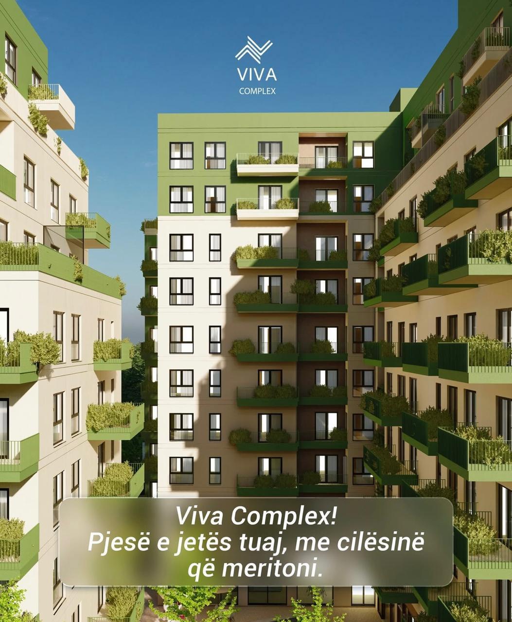 🔥Shitet apartament 1+1 Viva Complex, Ish Parku – Tiranë - 1