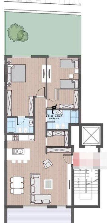 SHITET APARTAMENT 2+1 FARKE 340.000 EURO FH-75732 – Tiranë