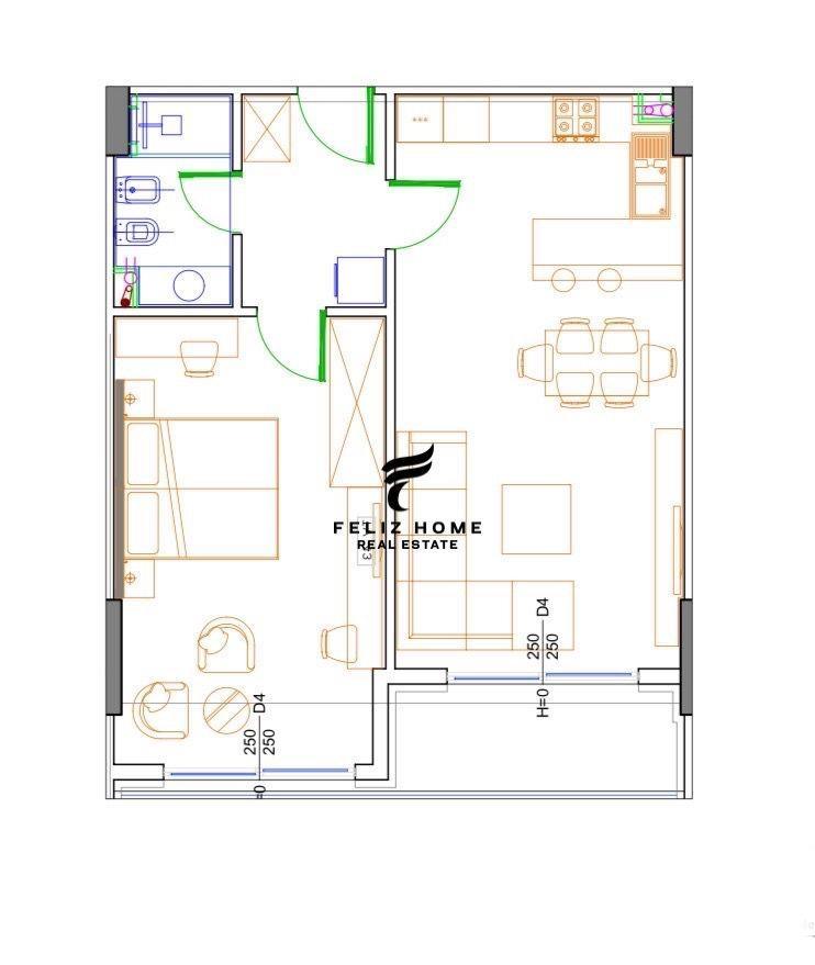 SHITET APARTAMENT,LIBURNA REZIDENCA,GOLEM,102.384 EURO. – Tiranë