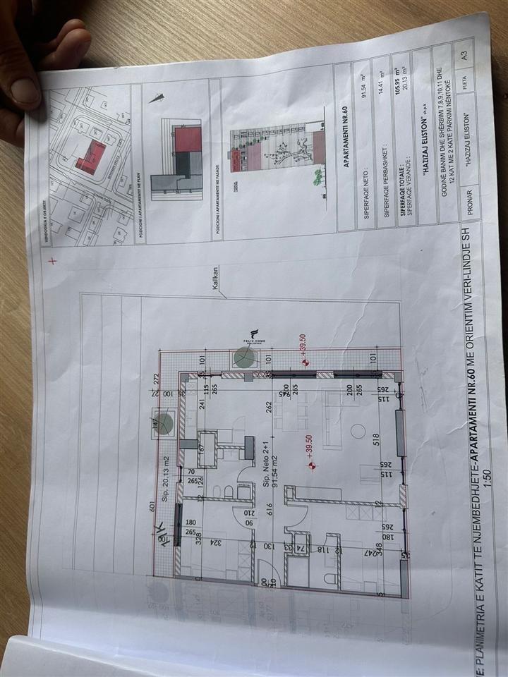 SHITET APARTAMENT 2+1 LAPRAKE 177.000 EURO – Tiranë - 1