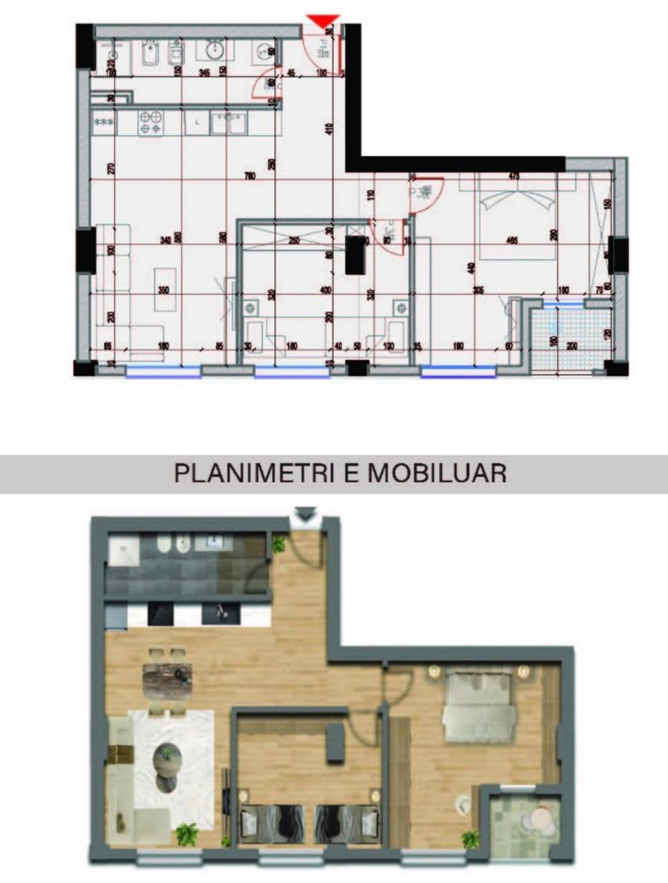 SHITET APARTAMENT 2+1 KOMUNA E PARISIT 272.850 EURO FH-64148 – Tiranë - 1