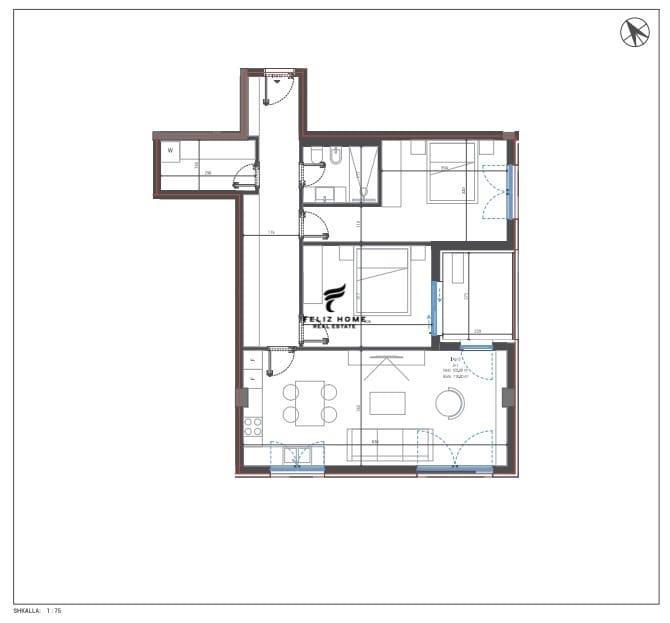 SHITET APARTAMENT 2+1 DHERMI 333.000 EURO – Vlorë