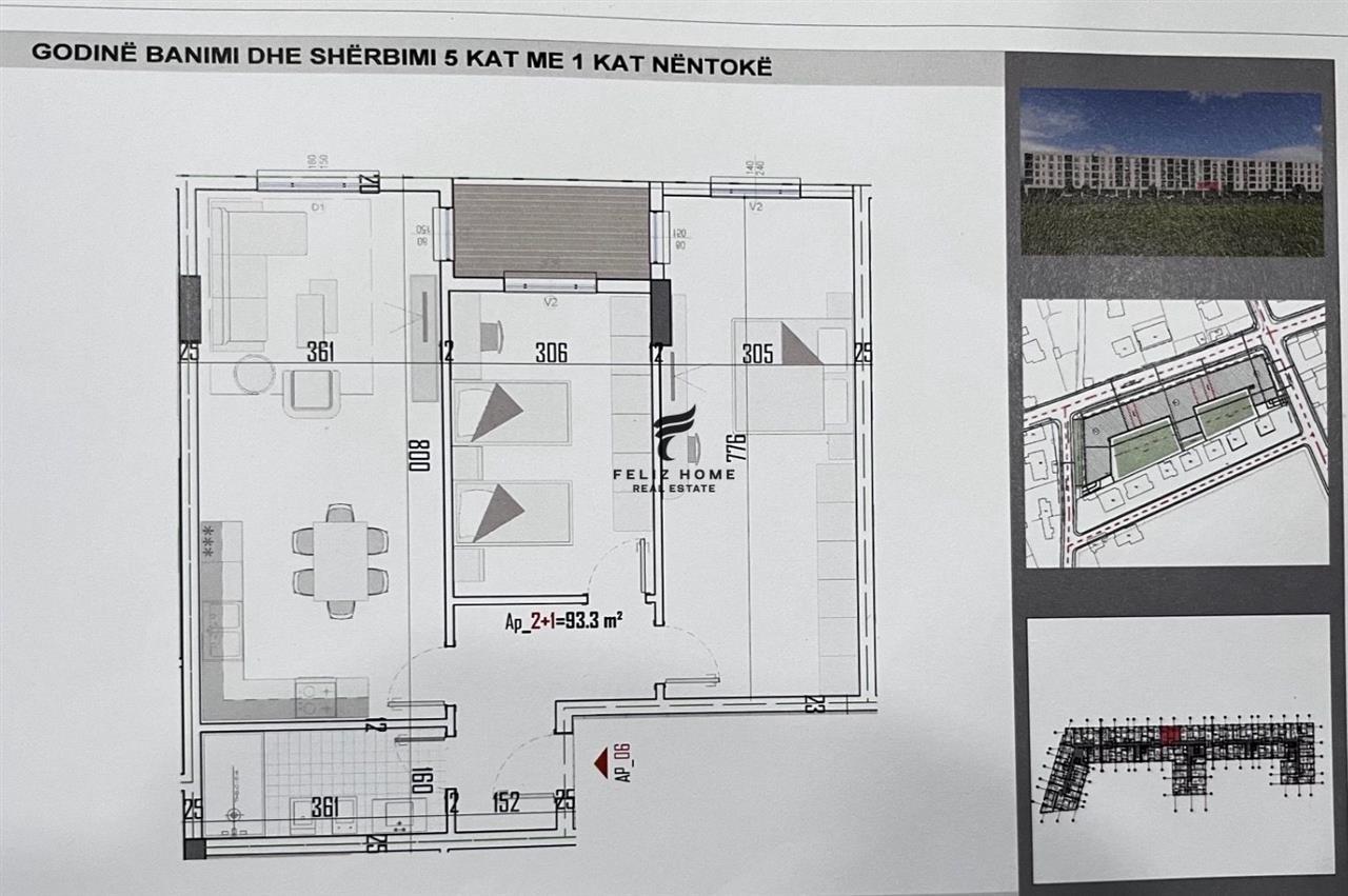SHITET APARTAMENT 2+1 KAMEZ 82.500 EURO – Tiranë