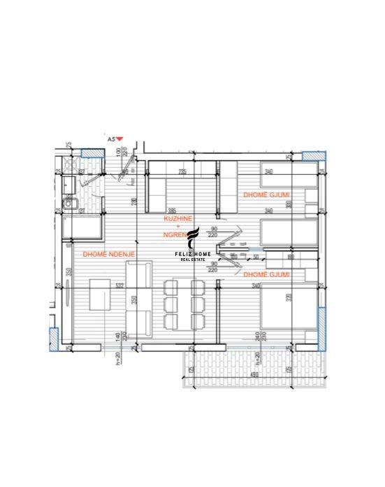 SHITET APARTAMENT 2+1 ISH PARKU 15.000.000 LEKE FH-90850 – Tiranë - 1