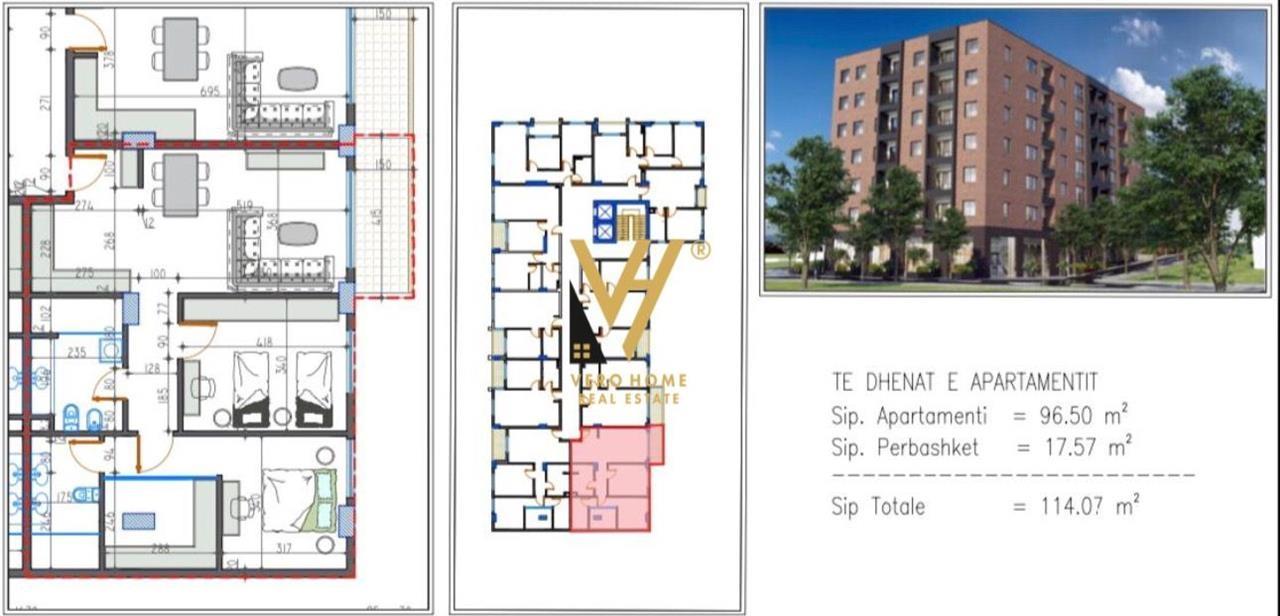SHITET APARTAMENT 2+1+2 NE PASKUQAN 127.760 EURO – Tiranë - 1