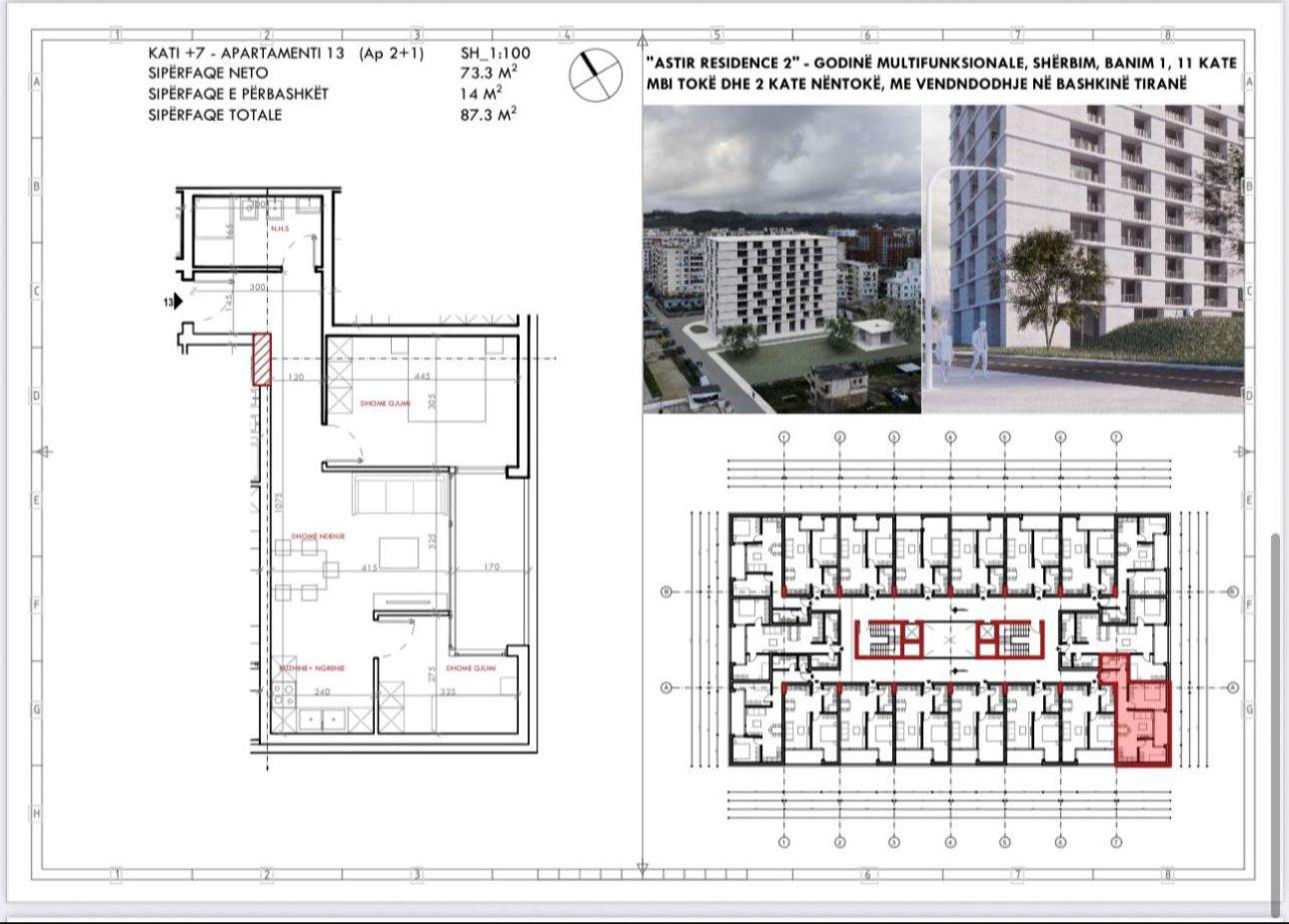 SHITET APARTAMENT 2+1 ASTIR 113.500 EURO – Tiranë