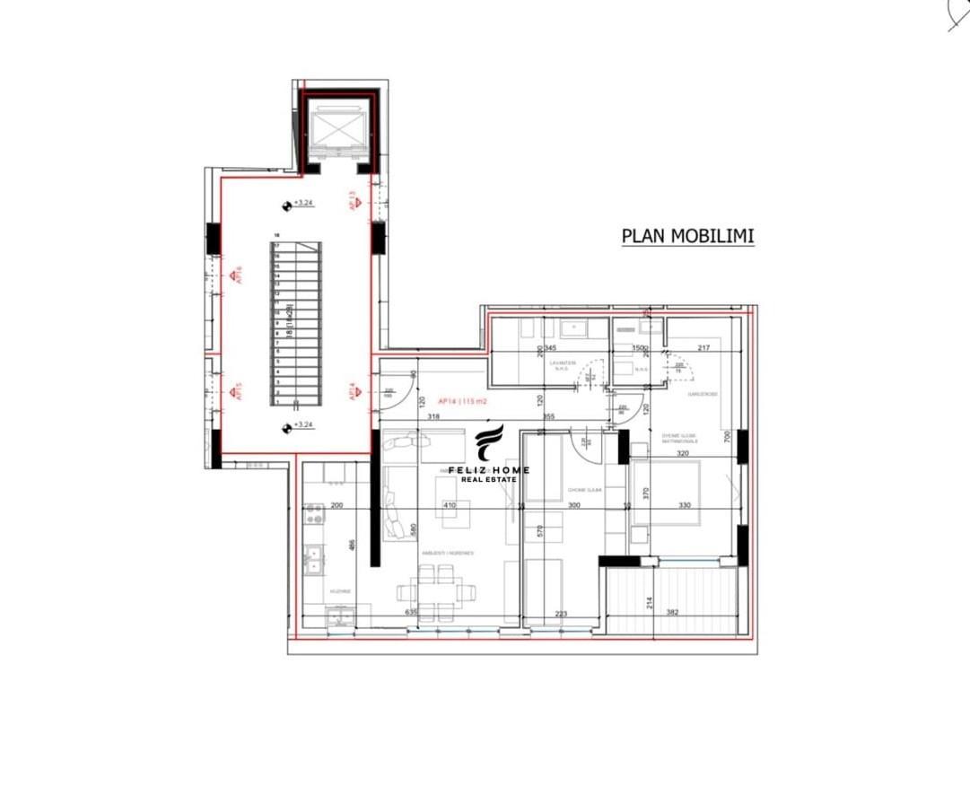 SHITET APARTAMENT 2+1 RRUGA E ELBASANIT 240.000 EURO – Tiranë