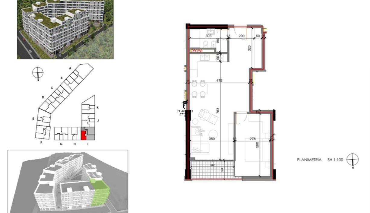 SHITET APARTAMENT 1+1 SHKOZE 91.500EURO FH-72377 – Tiranë