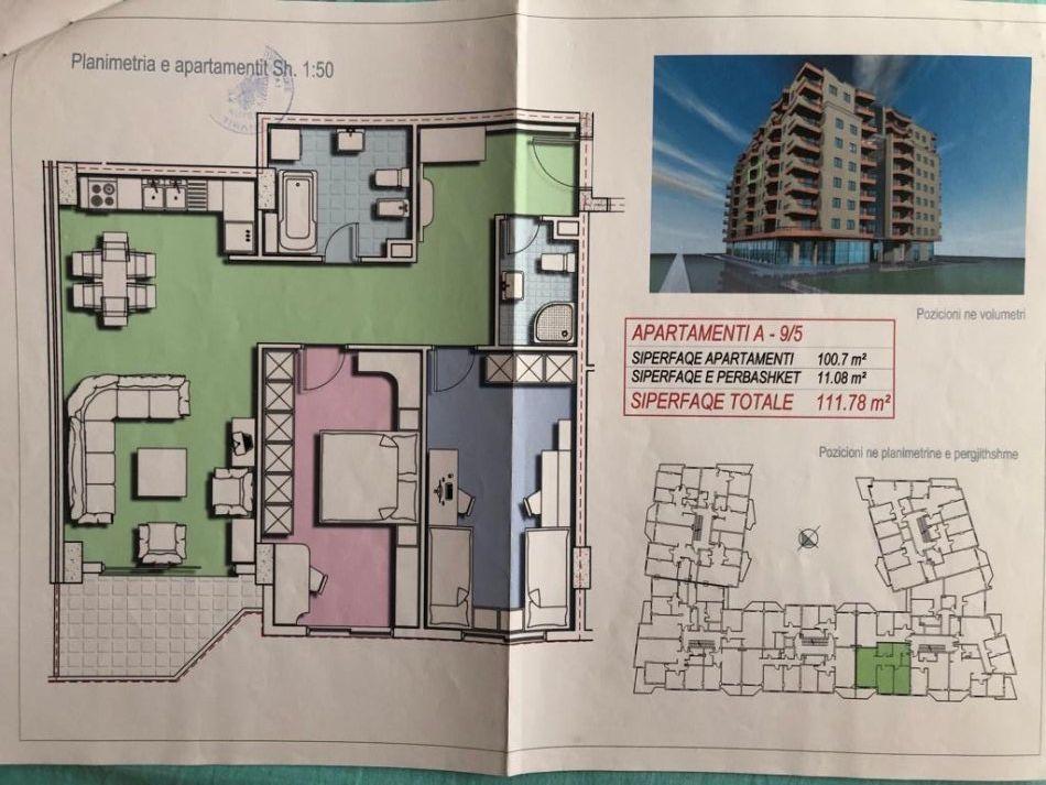 SHITET APARTAMENT 2+1 ASTIR 150.000 EURO – Tiranë