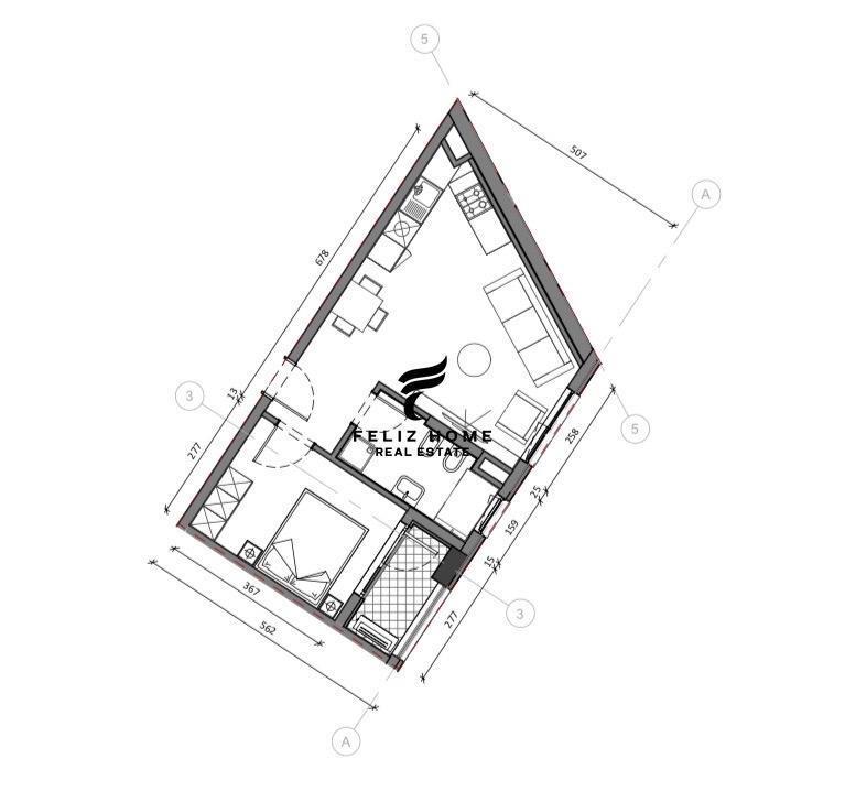 SHITET APARTAMENT 1+1 ALI DEMI 84.140 EURO – Tiranë