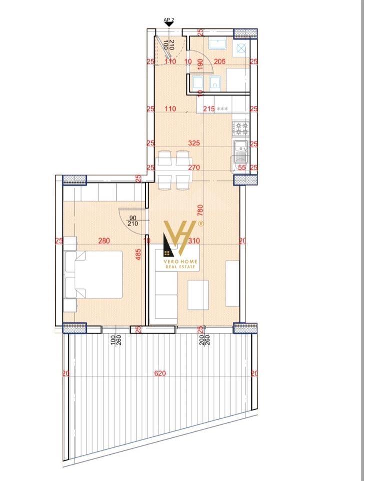 SHITET APARTAMENT 1+1 NE ASTIR 108.880 EURO – Tiranë - 1