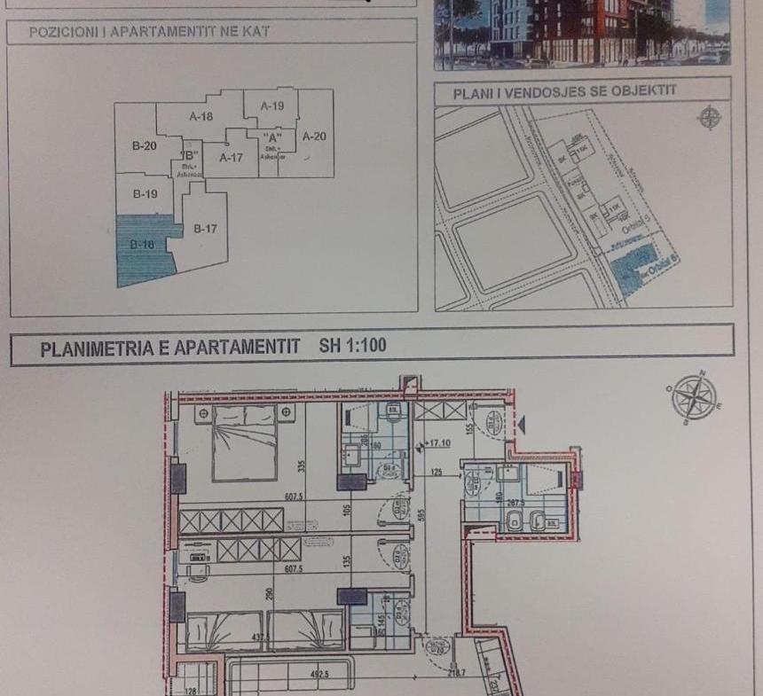 SHITET APARTAMENT 2+1 BULEVARDI RI 182.000 EURO – Tiranë