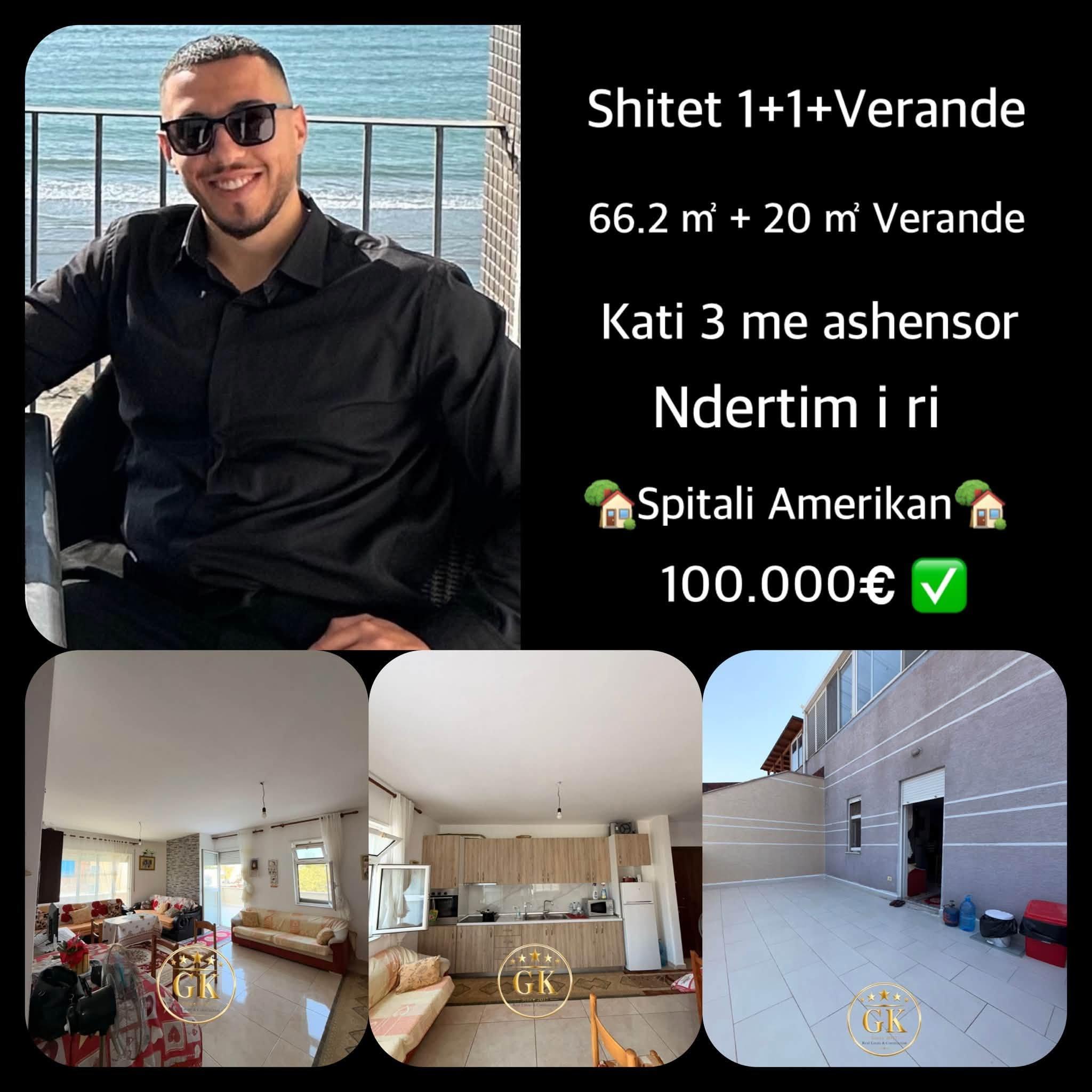 ID 20731642 SHITET 1+1+VERAND PRAN SPITALIT AMERIKAN DURRES – Durrës - 1