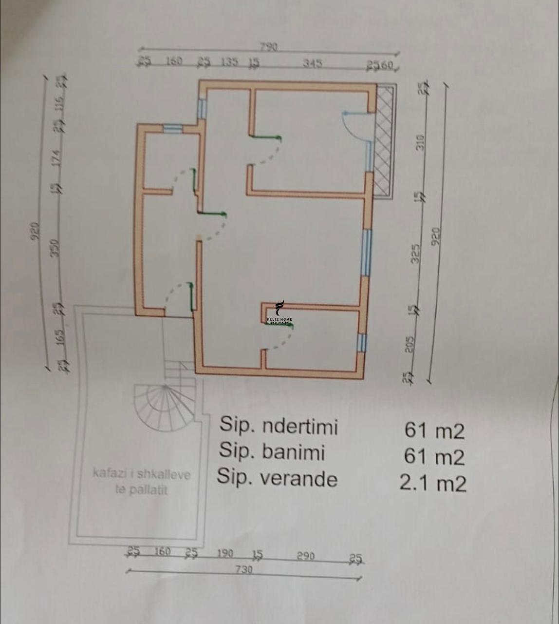 SHITET APARTAMENT 1+1 QENDER 125.000 EURO FH-69765 – Tiranë