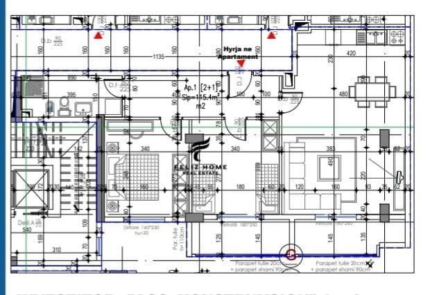 SHITET APARTAMENT 2+1 ASTIR 161.600 EURO – Tiranë