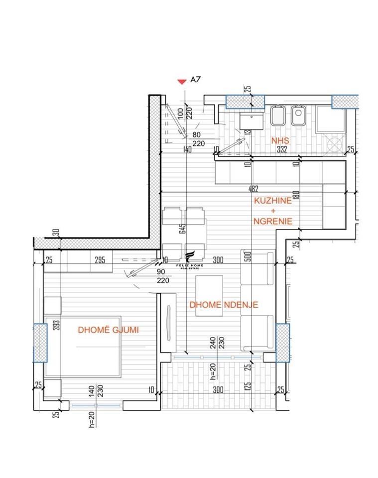 SHITET APARTAMENT 1+1 RRUGA E KAVAJES 91.700 EURO – Tiranë