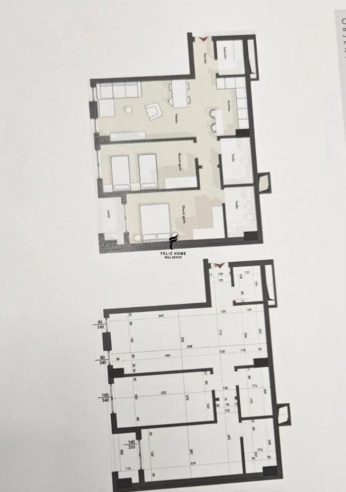 SHITET APARTAMENT 2+1 PORCELAN 197.000 EURO FH-96361 – Tiranë - 1