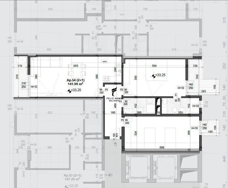SHITET APARTAMENT 2+1 FUSHA E AVIACIONIT 20.600.000 LEKE FH- – Tiranë