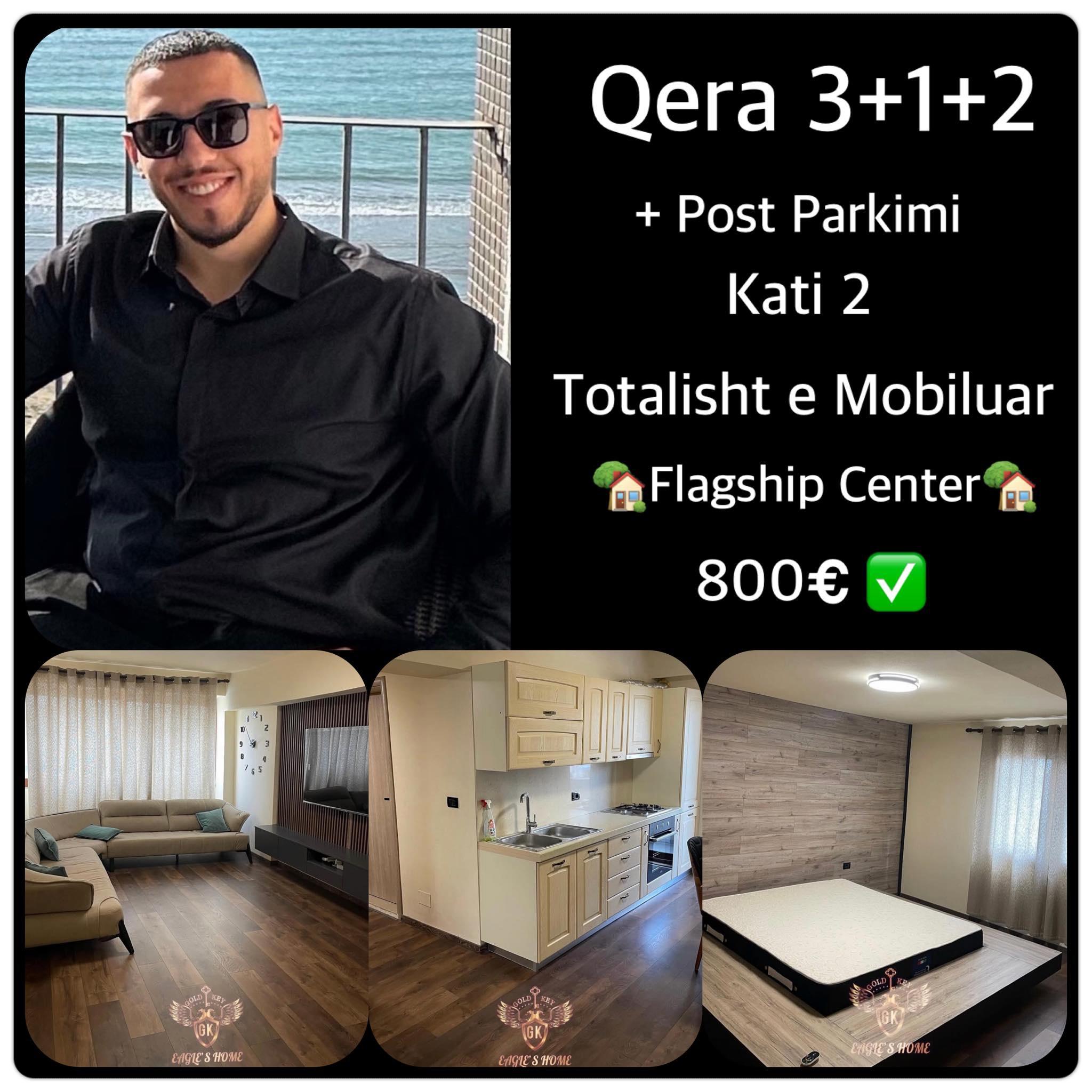 APARTAMENT ME QERA • 3+1+2 +Post Parkimi 📍Flagship Center – Durrës - 1