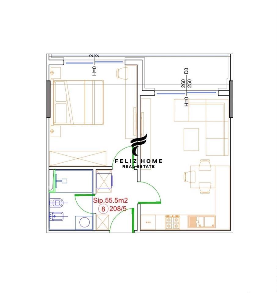 SHITET APARTAMENT, LIBURNA RESIDENCE, GOLEM, 79.920 EURO – Durrës