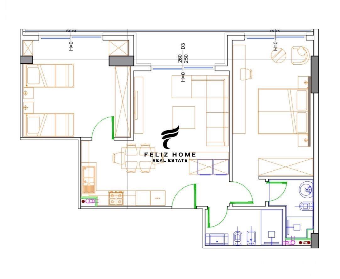 SHITET APARTAMENT,LIBURNA REZIDENCE,GOLEM,128.592 EURO. – Tiranë