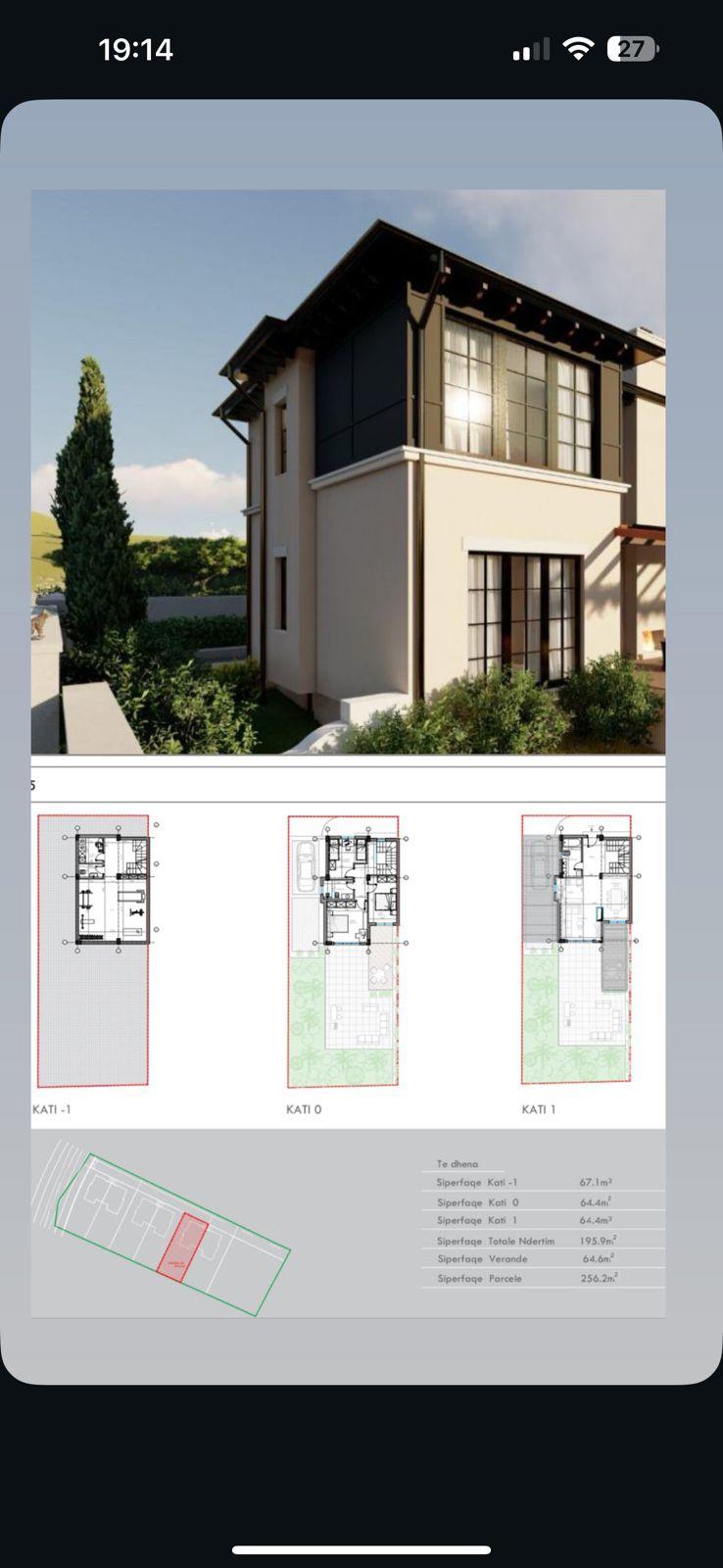 SHITET VILE 256 M2 TEG 570.000 EURO – Tiranë