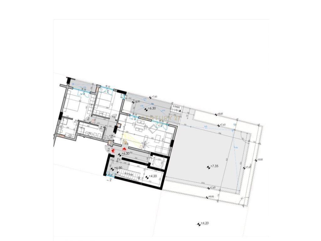 Shitet apartament 2+1 tek Rezidenca Kodra e Diellit 2 – Tiranë - 1